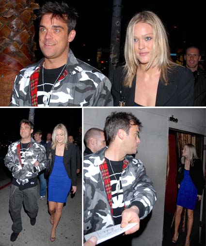 Robbie Williams dating new Blonde girl!